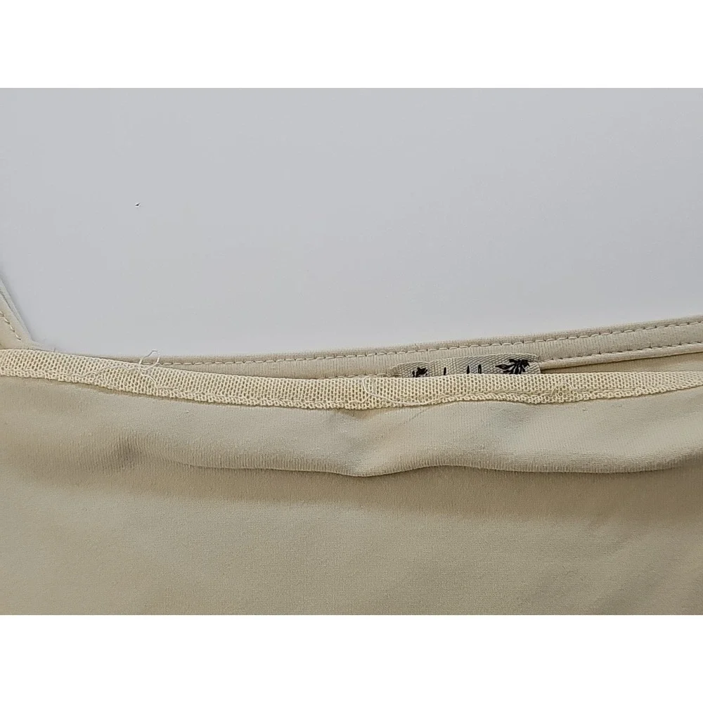 free people intimately Ivory Square Neck Sheer‎ Sleeves Size S